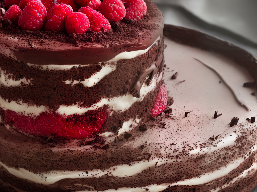 Chocolate and Raspberry Tiramisu with Ladyfingers and Mascarpone Cream